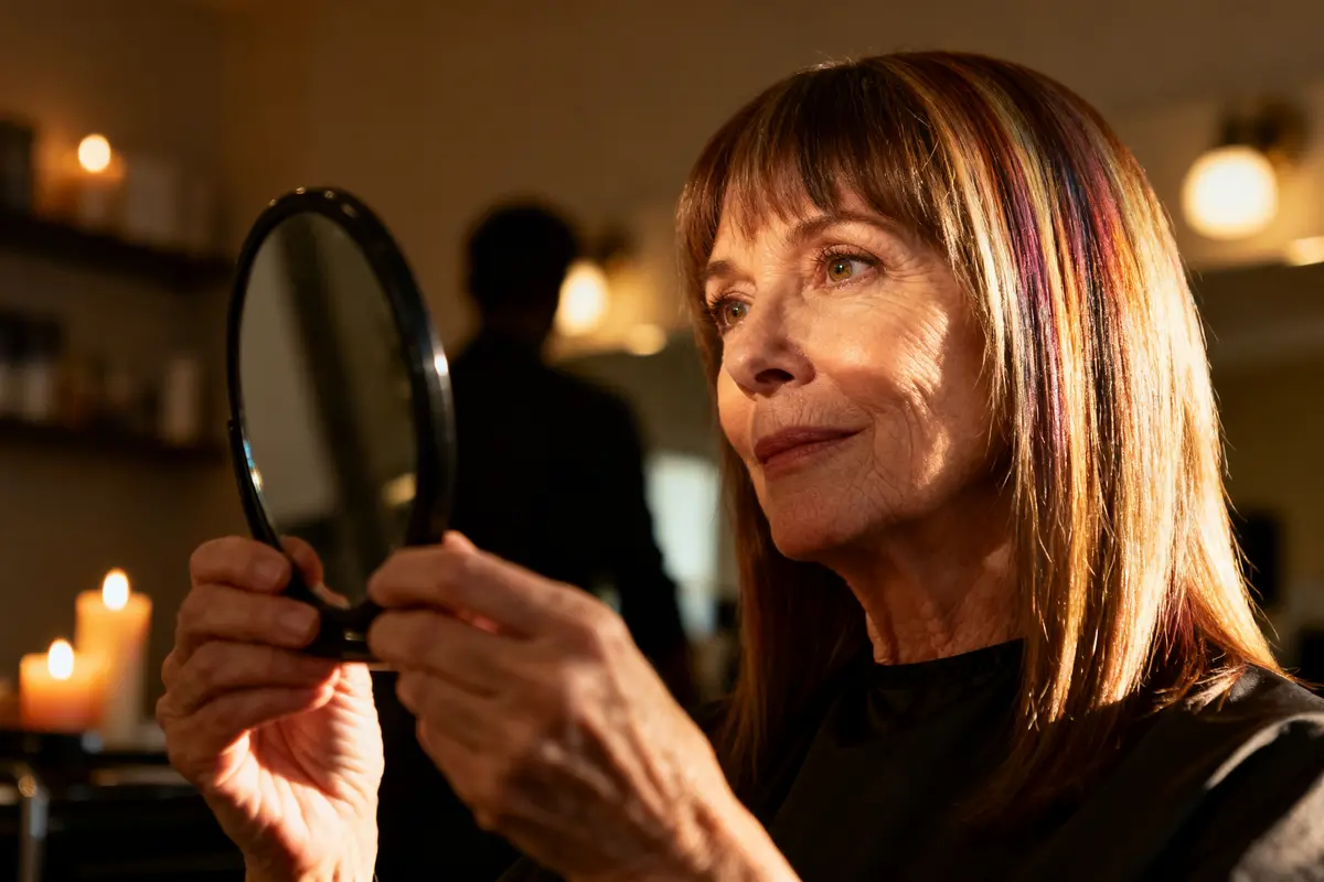 Friseure erklären: Warum gleichmäßige Haarfarbe ab 60 unnatürlich wirkt