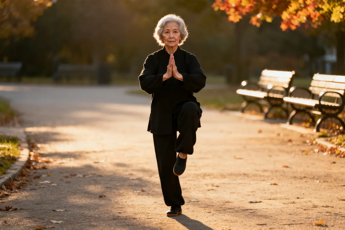 Tai-Chi ab 65: Diese 3 Übungen verbessern Gleichgewicht und reduzieren Sturzrisiko